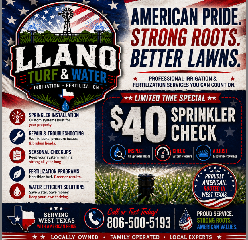 Llano Turf & Water