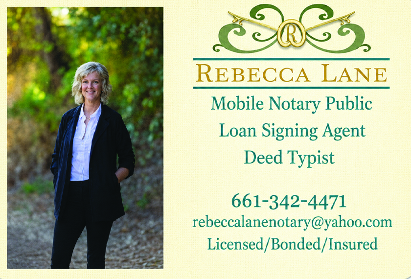 Rebecca Lane Mobile Motary Public