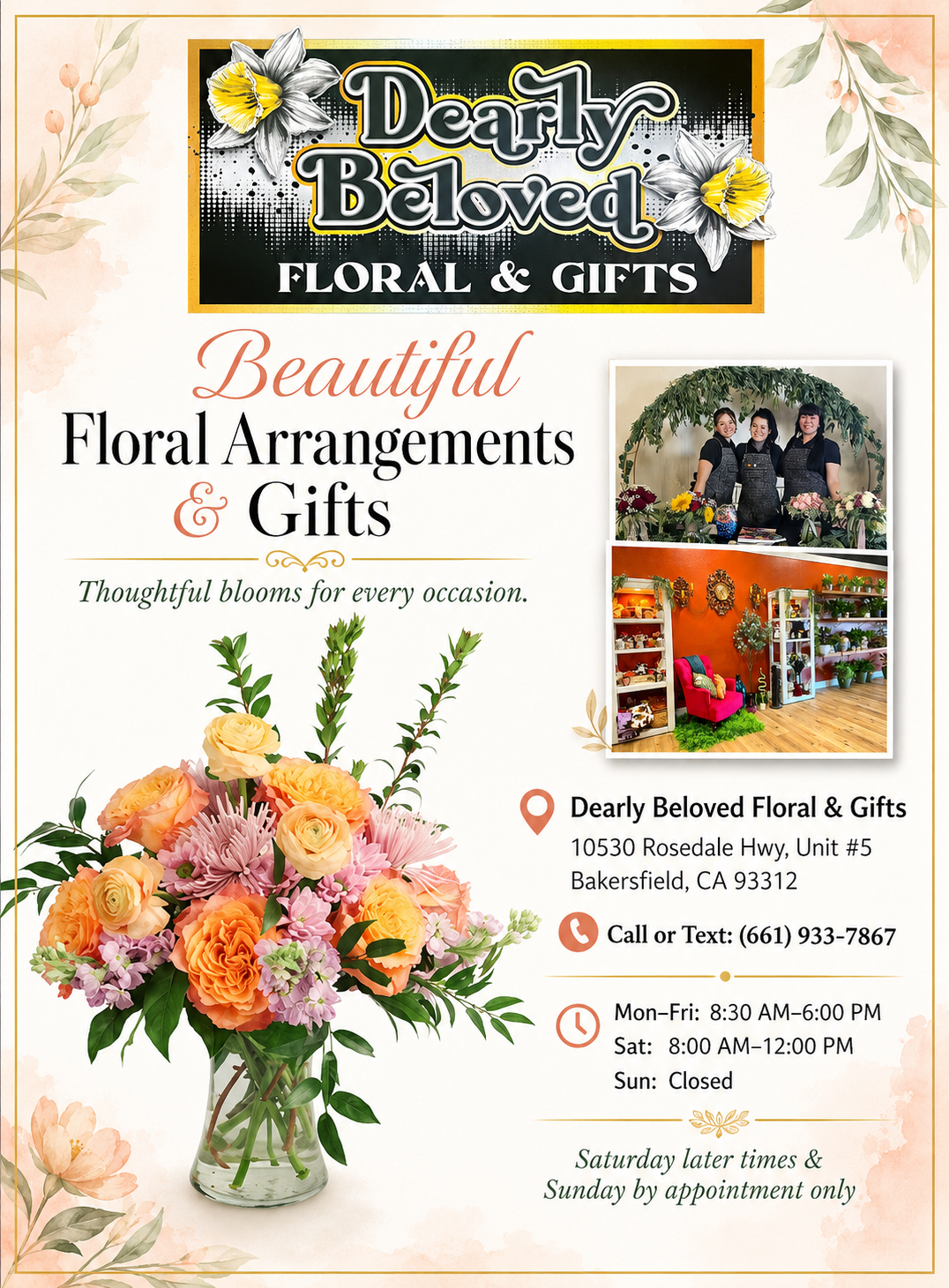 Dearly Beloved, Floral & Gifts