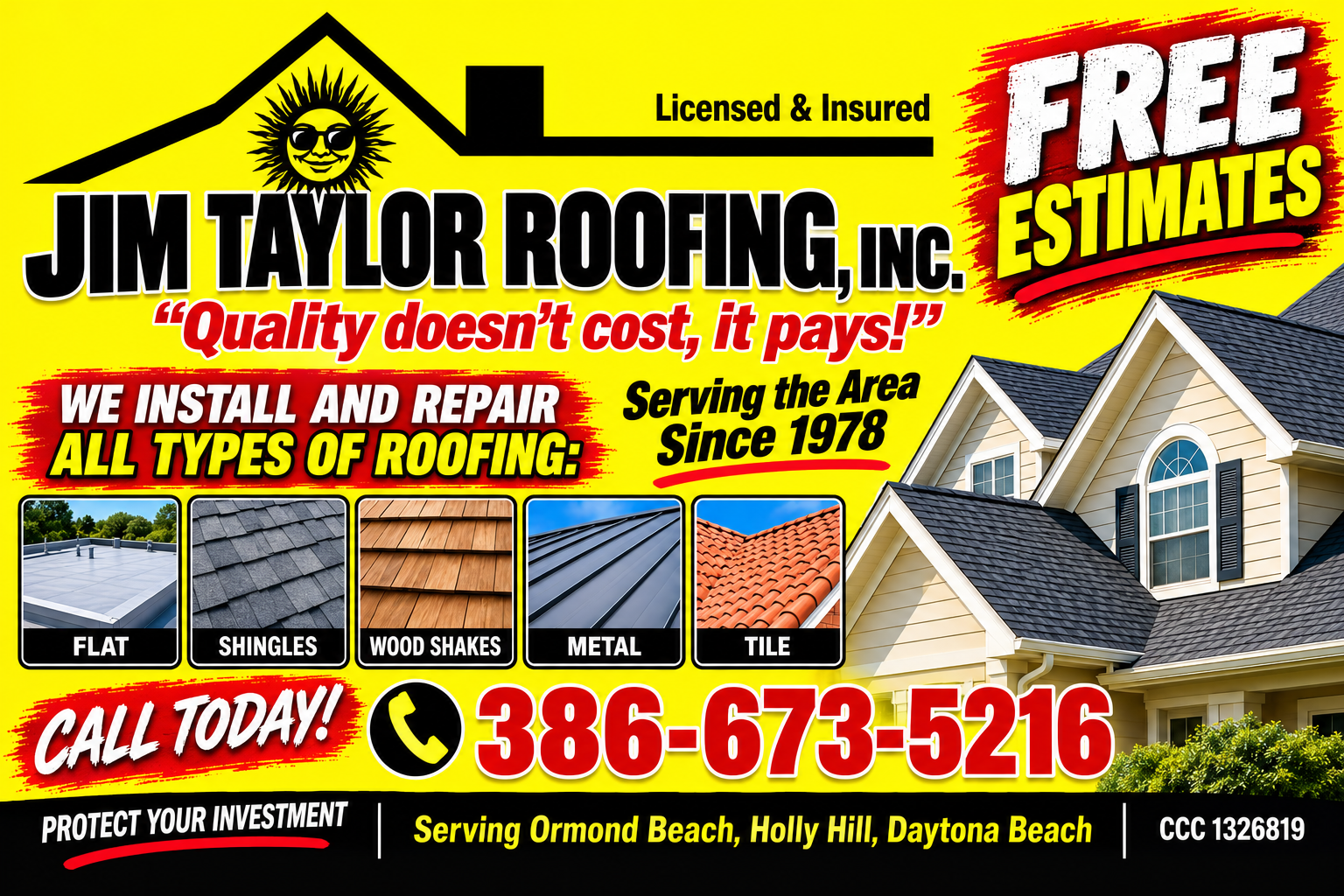 Jim Taylor Roofing, Inc.