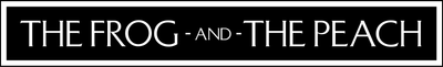 Frog and Peach logo