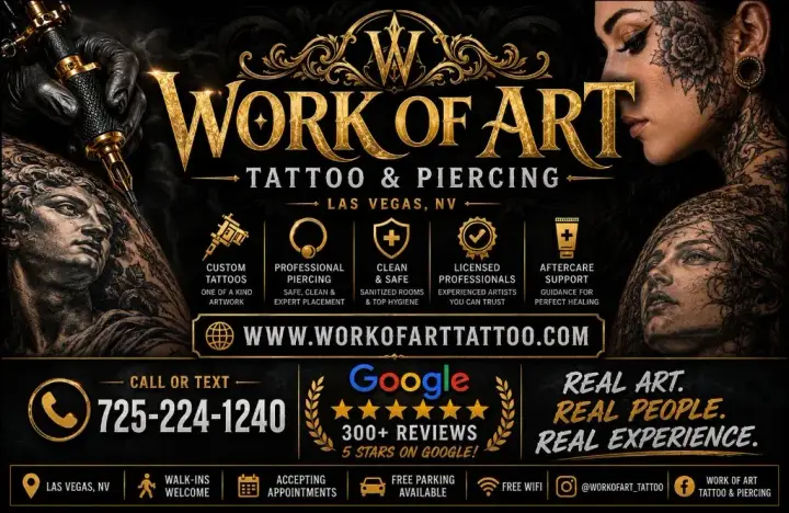 Work of Art Tattoo & Piercing