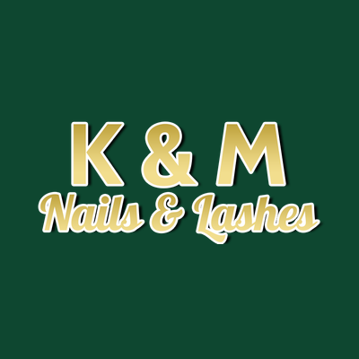 K & M Nails & Lashes logo