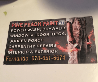 Pine Peach Paint logo