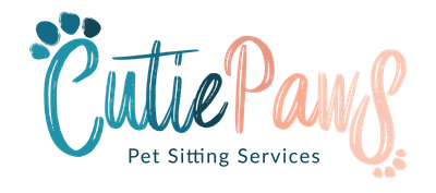 CutiePaws Pet Sitting Services logo