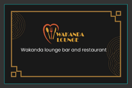Wakanda Lounge Restaurant & Bar logo
