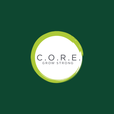 C.O.R.E. grow strong. logo