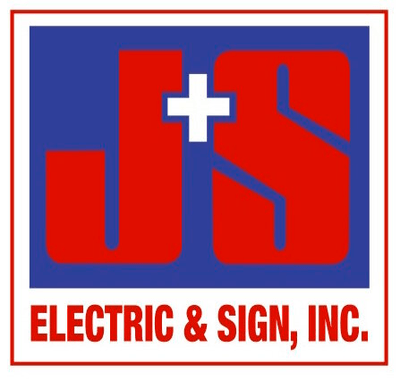 J&S Electric and Sign logo