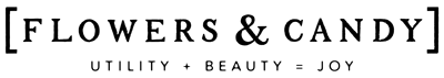 Flowers and Candy ME logo