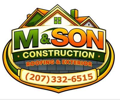 M & Son Construction Roofing & Exteriors logo