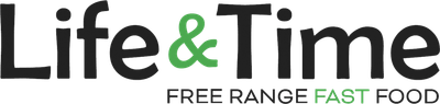 Life & Time: Free Range Fast Food logo