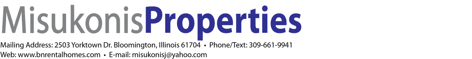 Misukonis Properties