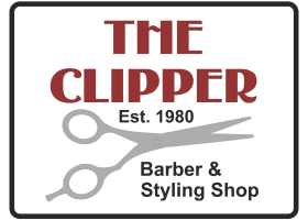 The Clipper Barber and Styling Shop logo