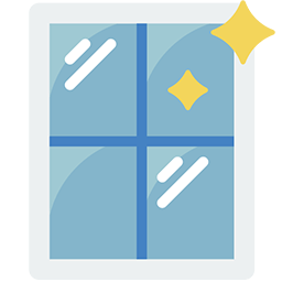 Clean and Clear Window Washing logo