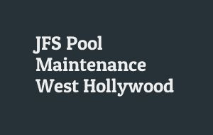 JFS Pool Maintenance West Hollywood logo