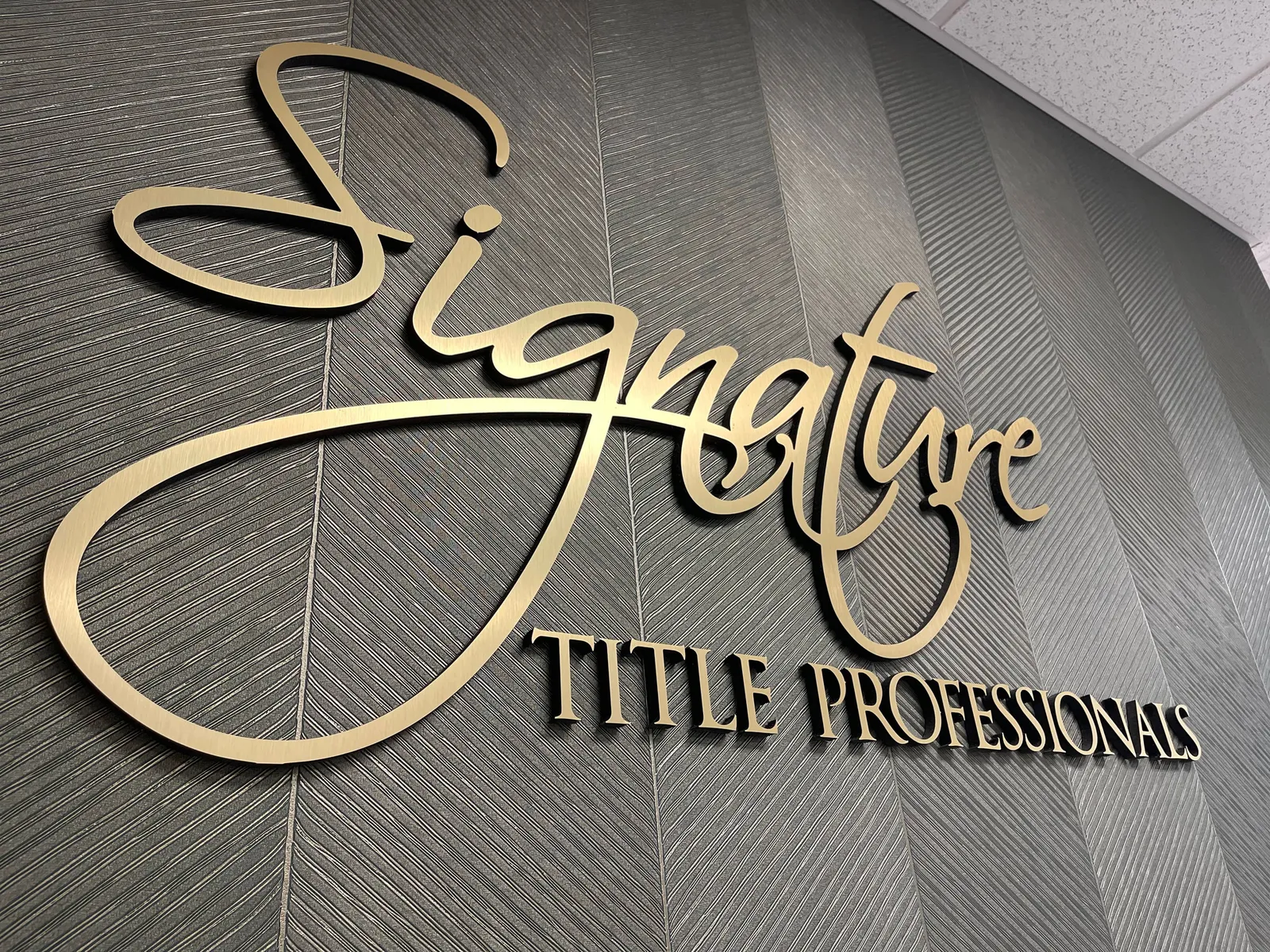 Signature Title