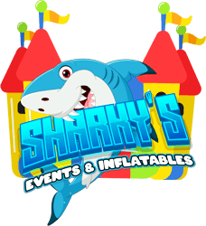 Sharky's Events & Inflatables logo