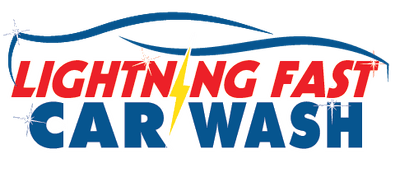 Lightning Fast Car Wash logo