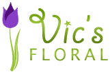 Vic's Floral logo