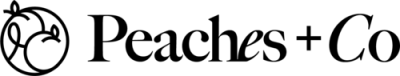 Peaches + Co Aesthetics logo