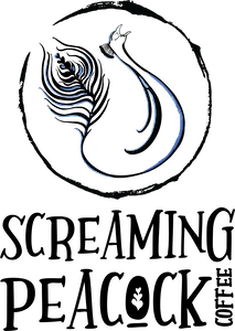 Screaming Peacock Coffee logo