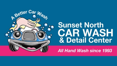 Sunset North Car Wash & Detail Centers logo