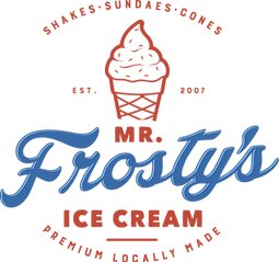 Mr. Frosty's Ice Cream Shop logo