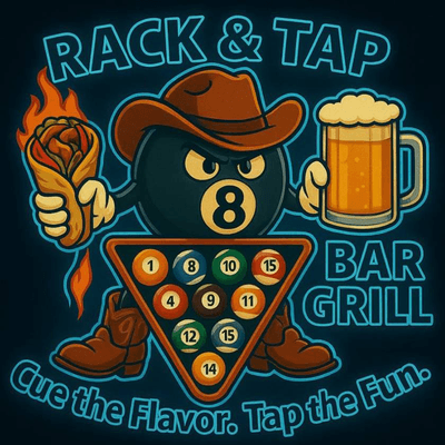 Rack and Tap Bar and Grill logo