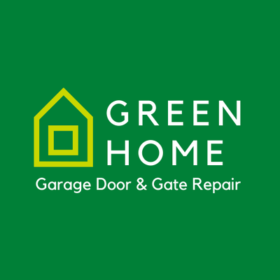 Green Home Garage Door and Gate Repair logo