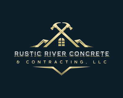 Rustic River Concrete and Contracting logo