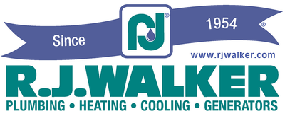 R J Walker Plumbing, Heating, Electrical and Cooling logo