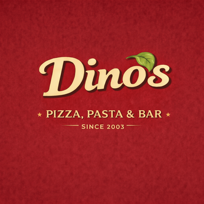 Dino's Pizza, Pasta & Bar logo