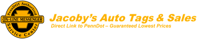 Jacoby's Auto Tags & Sales logo