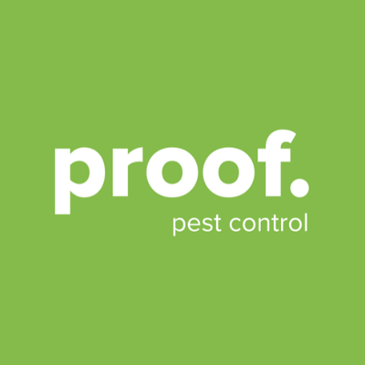 proof. Pest Control logo