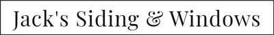 Jack's Siding, Windows, and Gutters logo