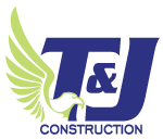 T & J Construction logo