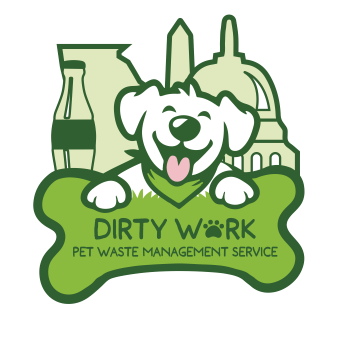 Dirty Work Pooper Scooper Service logo