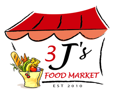 3 J's Food Market logo