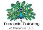 Peacock Painting of Pensacola logo
