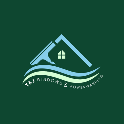 T & J Windows and Power Washing logo