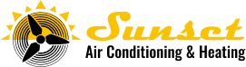 Sunset airconditioning and heating logo