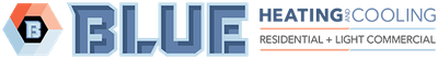Blue Heating and Cooling logo