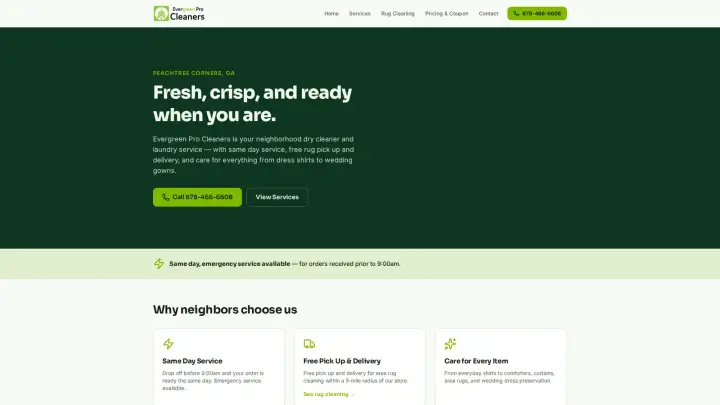 Evergreen Pro Cleaners