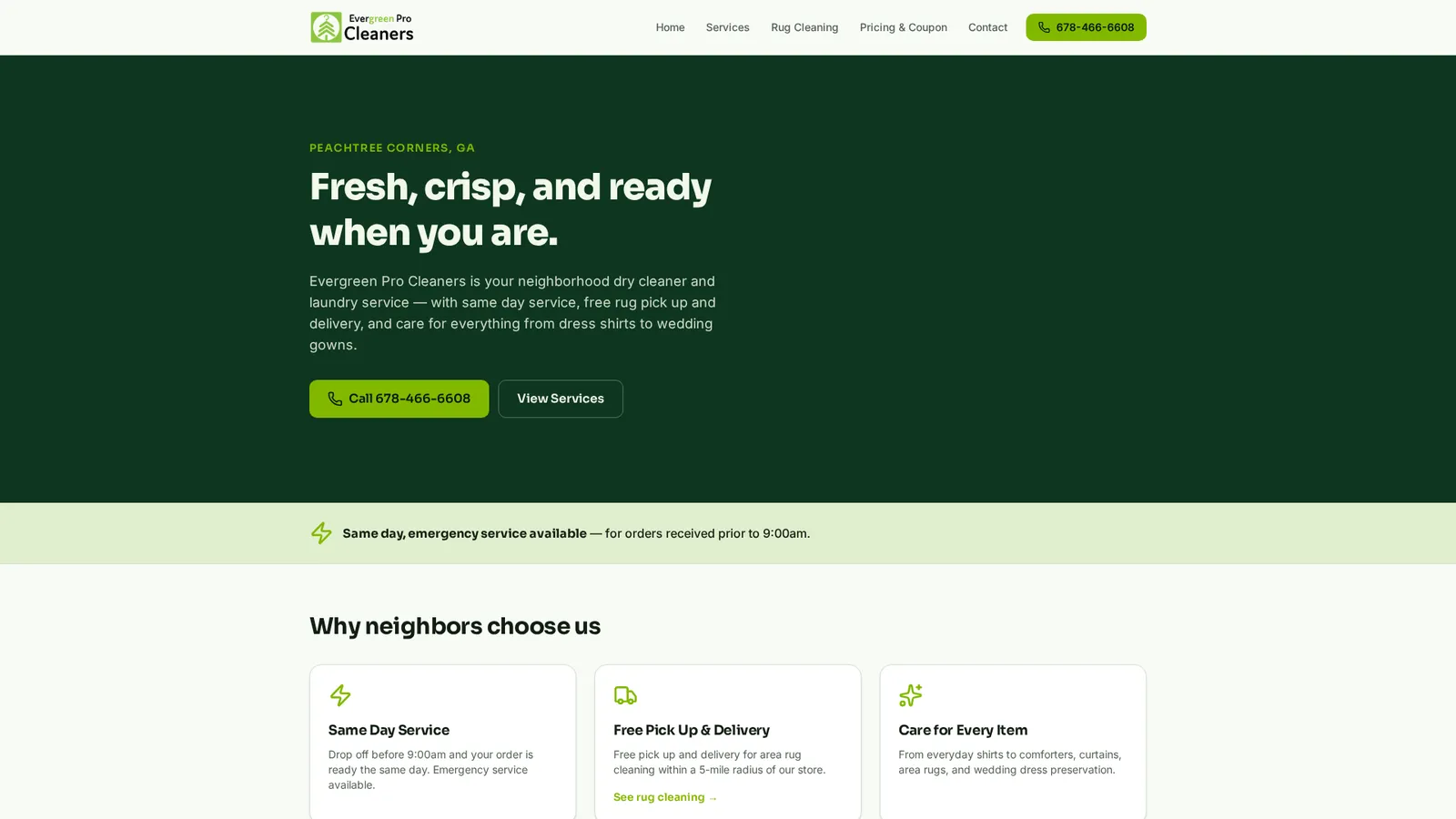 Evergreen Pro Cleaners