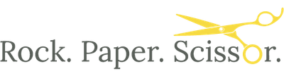 Rock Paper Scissor Hair Bar logo