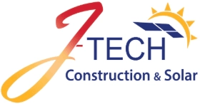 J-Tech Construction and Solar logo