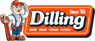 Dilling Heating, Cooling, Plumbing & Electrical logo