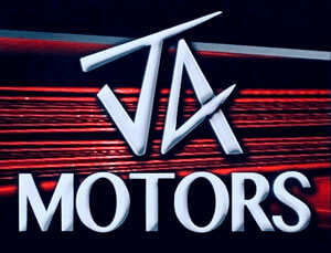 JA MOTORS logo
