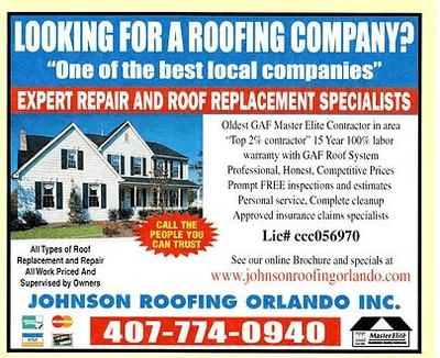 Johnson Roofing Orlando Inc logo