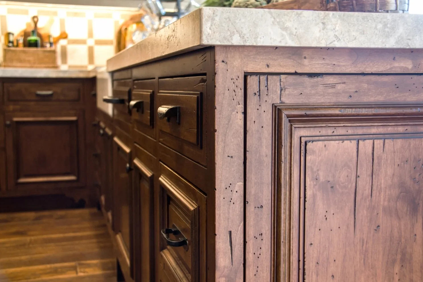 B Wood Cabinet Painting